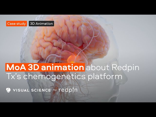 CASE STUDY. Mechanism of Action animation about Redpin Tx's (acquired by Kriya Therapeutics) che...