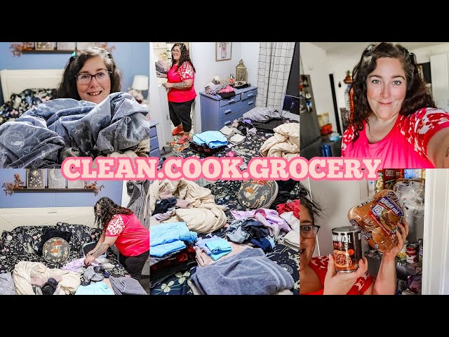 CLEAN WITH ME, Grocery Haul and cooking KIMI COPE