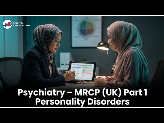 Personality Disorders - High-Yield Review: Cluster A, B, & C | Psychiatry Masterclass