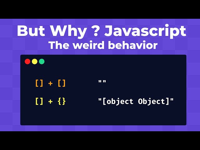JavaScript Weirdness: [] + [] vs [] + {} Explained! #coding #javascript