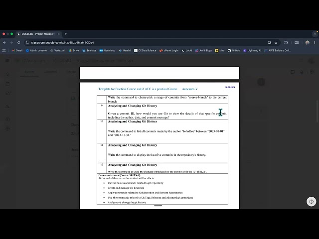 BCD358C - Experiment 9 and 11 - git show and Git log -p - Analysing and Changing Git History