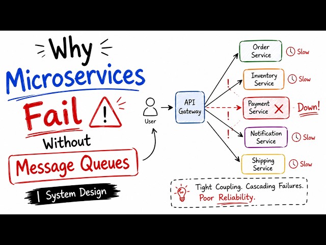 Why Microservices Fail Without Message Queues | System Design