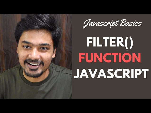 Filter Function in Javascript #ES6