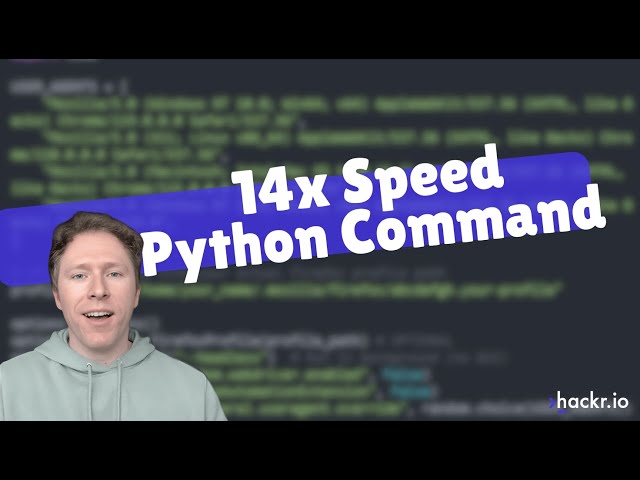 14x Python Performance With This Command
