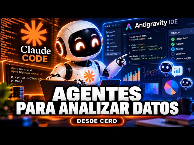 Analiza tus Datos con IA usando Claude Code + Antigravity IDE