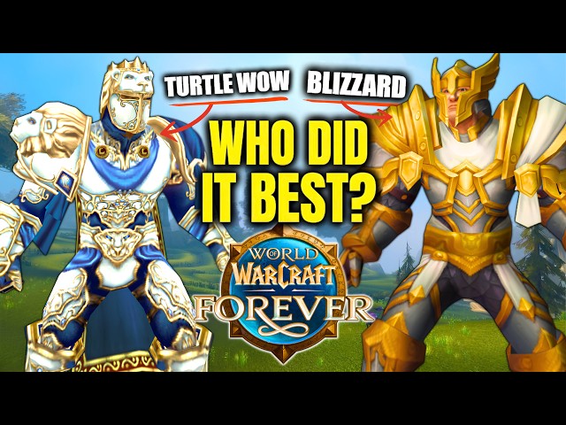 I Compared WoW Forever vs Private Server Tier Sets — Who Did It Better? | Blizzard vs Fan-Made