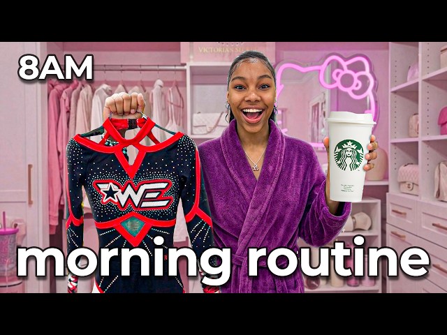 MY CHEER COMPETITION MORNING ROUTINE!!