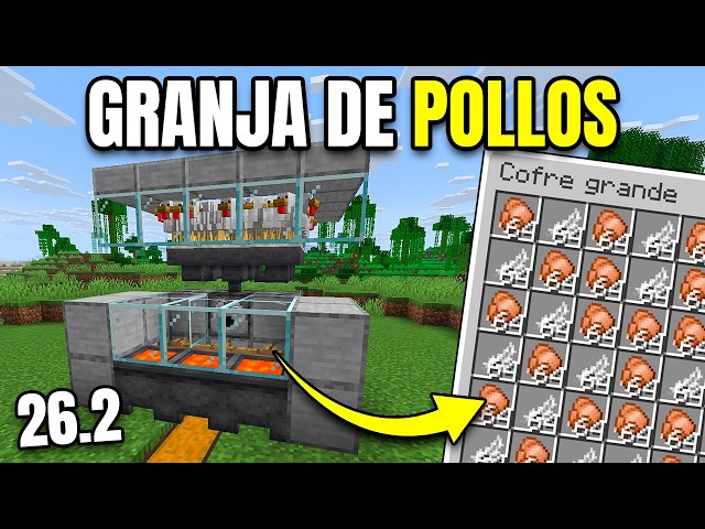 Automatic Chicken Farm - Minecraft Java 26.2