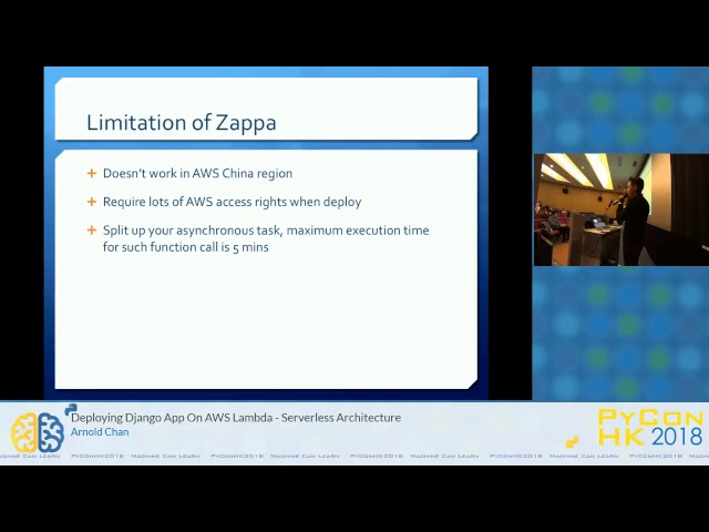 Deploying Django App On AWS Lambda – Serverless Architecture | PyCon HK 2018