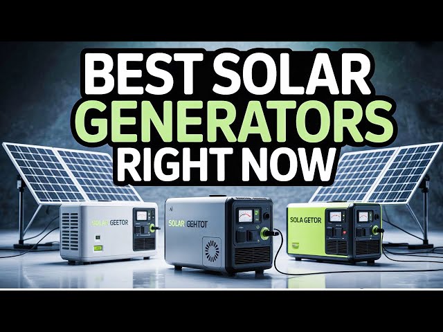 Top 5 Best Solar Generators Right Now!🔥🔥