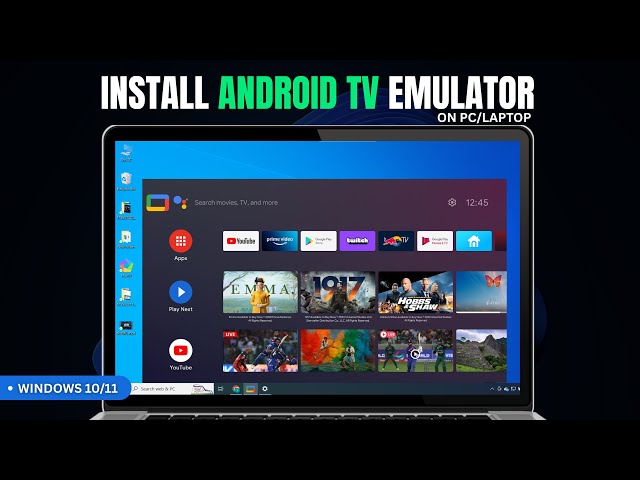 How to Install Android TV Emulator on PC or Laptop | Google TV on PC