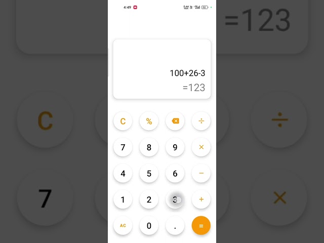 Calculator app in android studio