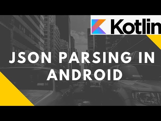 JSON Parsing in Android (Kotlin) | Advanced Mobile Programming | Bsc I.T.