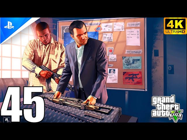 GTA V Cleaning Out The Bureau Mission Gameplay Part 45 #gta5 #gtav #gamer #gta6 #ps5 #gta #newvideo
