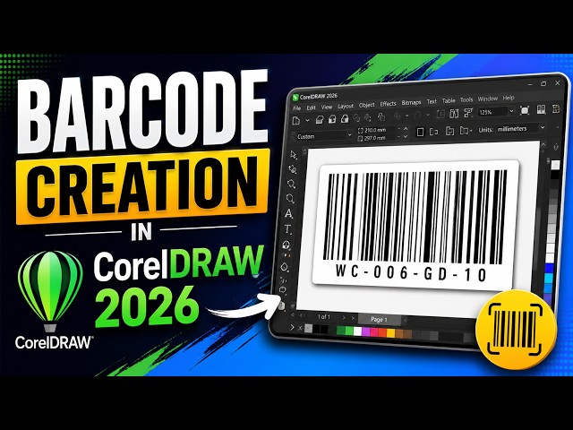 Barcode Creation in CorelDraw 2026