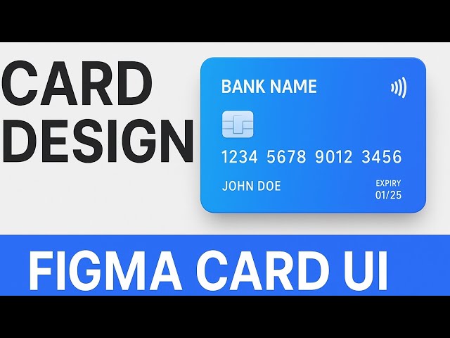 Design a Debit/Credit card in mins #figma #uiux #uiuxdesign #design #uiuxdesigner #fyp #fypage #ui
