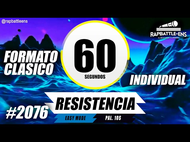 🎤 Formato FMS Individual 🔥 Base de Rap Para Improvisar Con Palabras | ENTRENAMIENTO FMS #2076