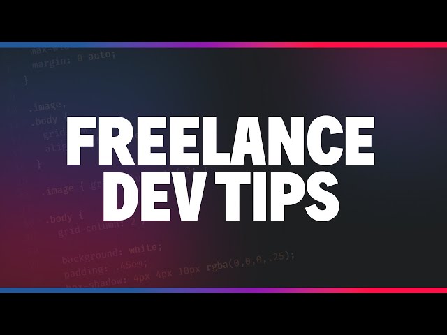 Get started as a freelance developer | An interview with Kyle Prinsloo