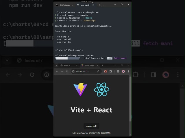 How to Create a React Web App with Vite