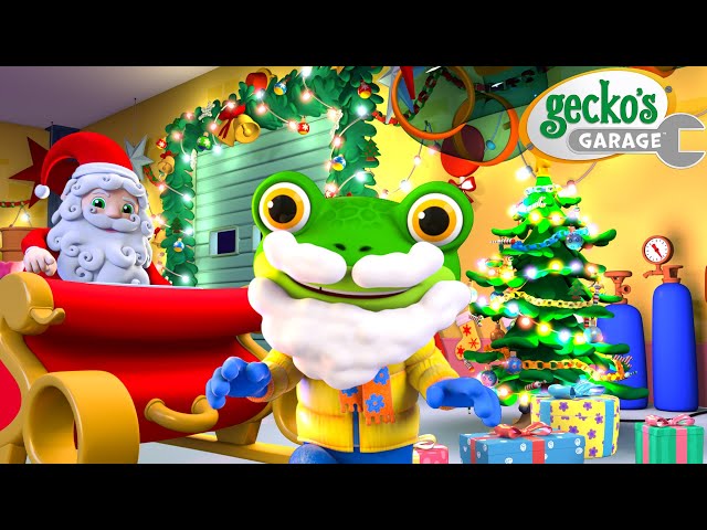 Santa is Lost in the Snowstorm! 🎅 | Gecko's Garage 🚚 | Cartoons For Kids | Toddler Fun Learning