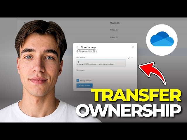 How to Transfer Ownership of Files in OneDrive Cloud | Tutorial 2026