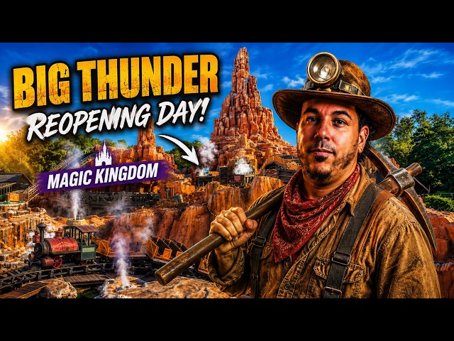 🏰✨ Magic Kingdom Vlog | Big Thunder Mountain Reopening Day Adventure!