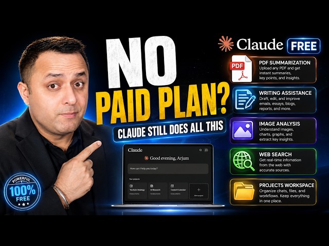 Free Claude Se Karo Ye 5 Kaam 🤯 (Bina Subscription Ke!)