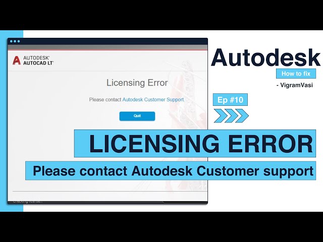 License error when launching Autodesk Product | Ep 10