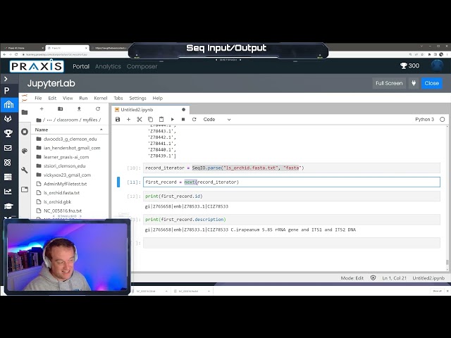 Python - Sequence Input Output - VDB Computational Biology