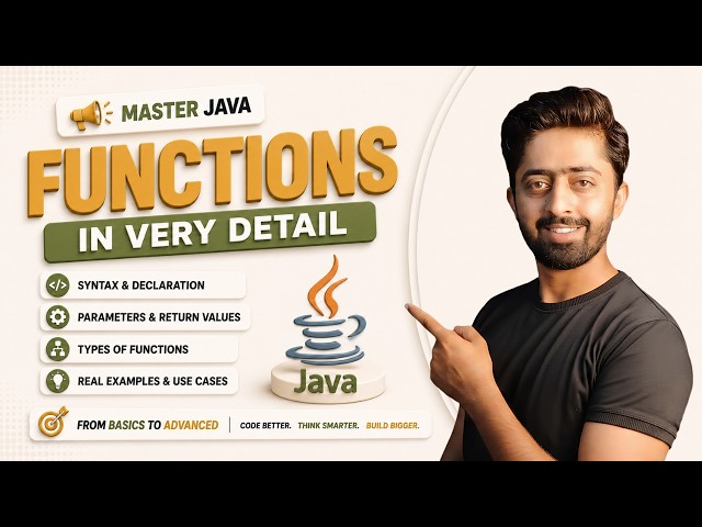 Java Functions Tutorial: From Basics to Advanced