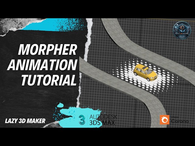 How to Create an Animation with Morpher and Vol.Selection Modifiers in 3ds Max.