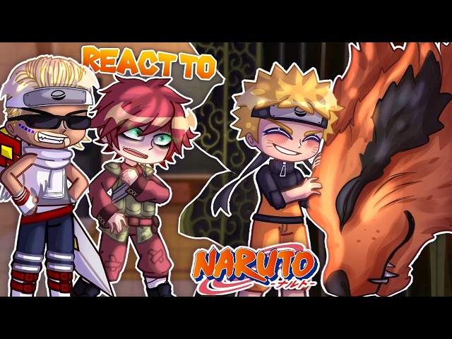 All Jinchuriki React To Naruto and Kurama // Naruto Shippuden // Gacha React