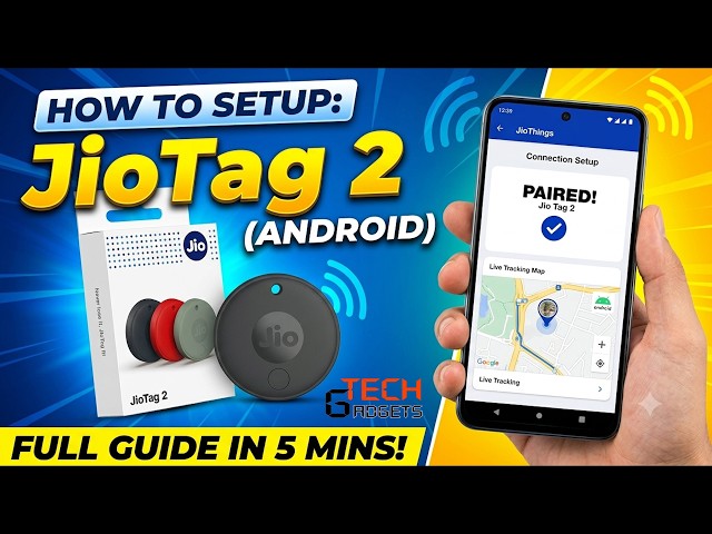 Jio | How to Setup Jio Tag 2 in Android Mobile Phone | Easy Setup Step by Step.