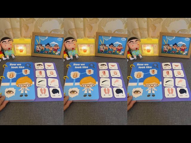 After age 2, interactive book makes learning characters fun and not boring