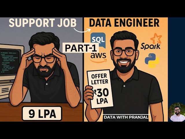 9 LPA to 30 LPA: My Practical Data Engineering Roadmap Part-1 | Career Switch  #dataengineering
