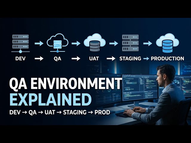 QA Environment Explained | Dev, QA, UAT, Staging & Production Environments in Software Testing