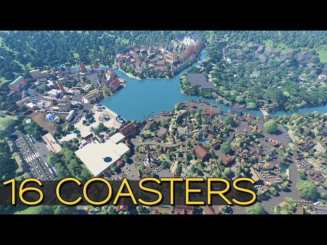 500 Hours to Build! 4 Themed Area Mega Park!: Generic Islands