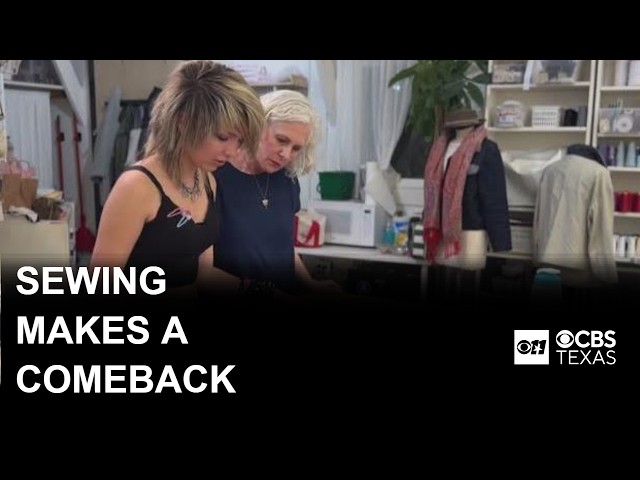 Sewing makes a comeback among a new generation
