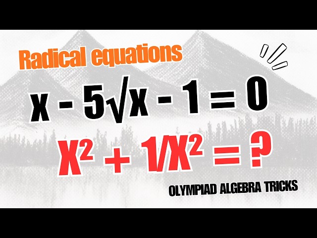 Hard-Looking Equation Made Easy Step-by-Step #learnmath #mathtricks