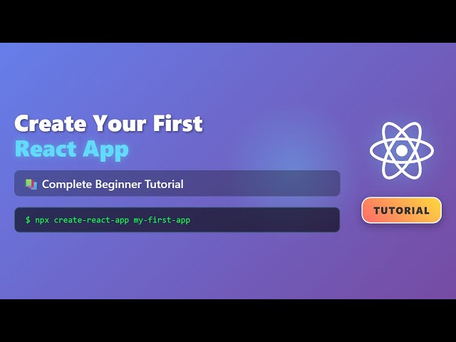 🚀 Create Your First React App in Minutes! | Beginner's Guide