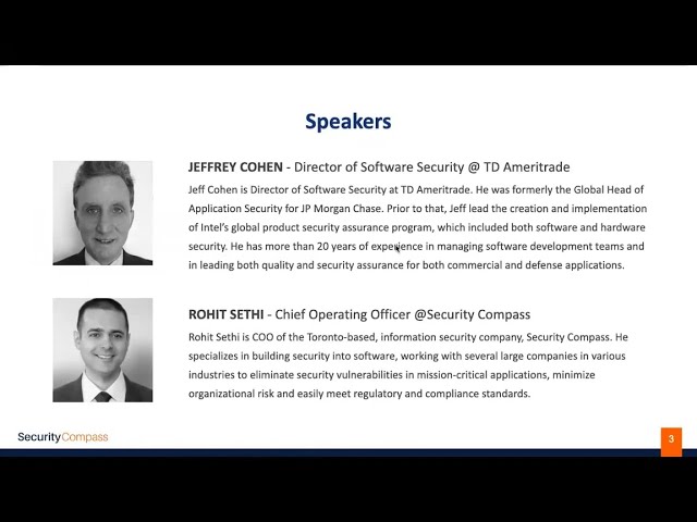 Webinar- Secure Application Development from Policy to Procedure