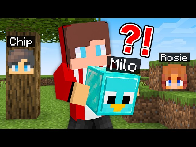 Milo & Chip Turn Into Blocks in Hide and Seek in Minecraft
