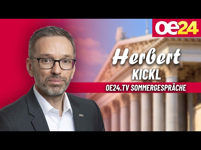 The big oe24.TV Summer Interview with Herbert Kickl