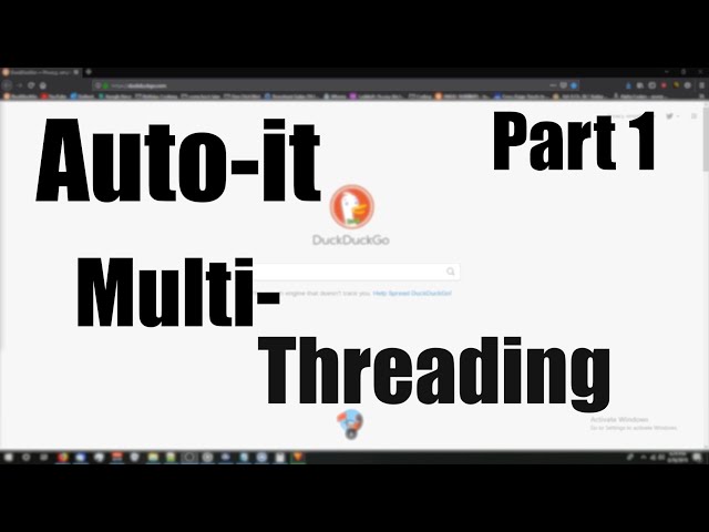 Autoit: Multi-Threading - Part 1