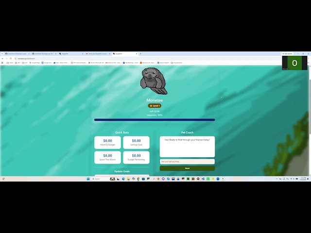 BudgetPet | MERN Stack Personal Finance Tracker with AI virtual Pet