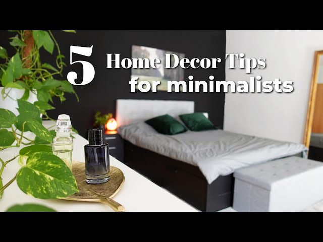 5  Minimalist home decorating tips that make a BIG difference🏠