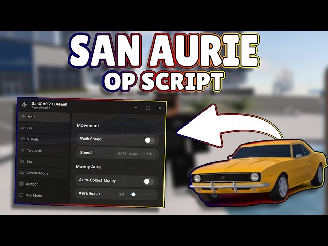 *NEW* San Aurie OP Script (PASTEBIN) 2026