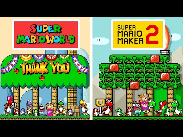 Super Mario World FULL GAME Recreated in Super Mario Maker 2