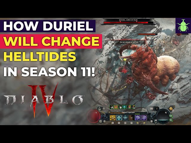 Diablo 4: How Duriel will change Helltides in Season 11!