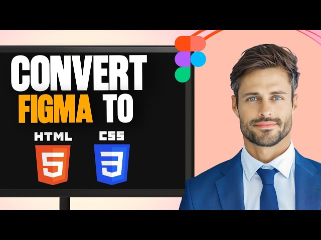 How to CONVERT Figma Design to HTML and CSS (Full Guide)